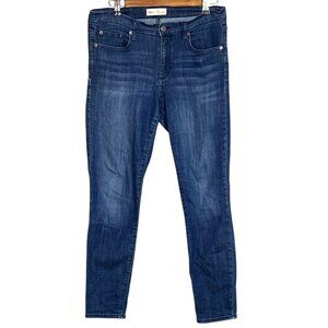 Gap True Skinny Mid Rise High Stretch Jeans Dark Wash Size 31R